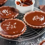diacureclinic keto coffee tart chocolate tart dessert low carb ketogenic diet sugar free keto-friendly rich creamy coffee flavor sprinkled sea salt keto dessert indulgence