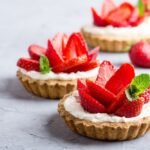 diacureclinic keto strawberry tart low carb gluten free diabetic friendly dessert fresh strawberries healthy sweet treat mini fruit tarts
