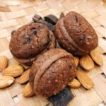ow-carb chocolate cookie cream sandwich — diabetic-friendly dessert made with almonds and dark cocoa, ideal for guilt-free snacking