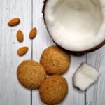 Gluten-free keto almond cookies with coconut, almonds, and healthy fats — diabetic-friendly low-carb snack option